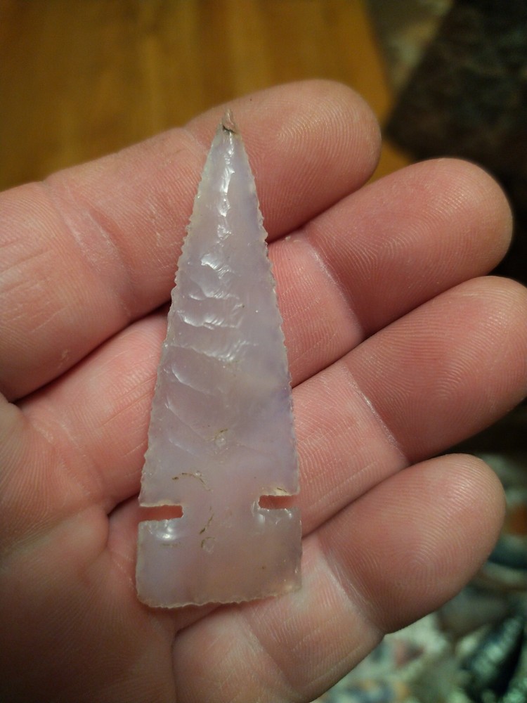 Side Notched Agate 2 5/8" x 7/8"