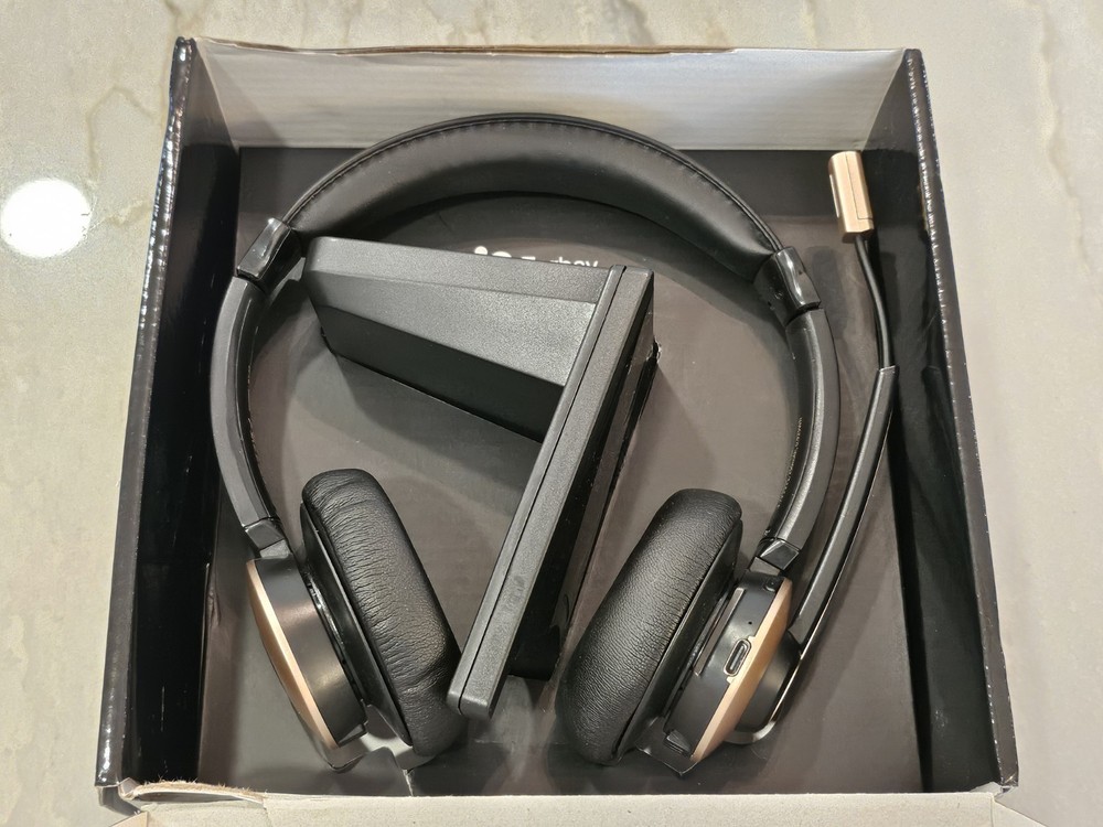Earbay Wireless Headset With Microphone Black BT786C-D