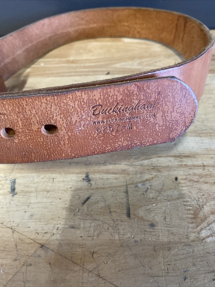 BUCKINGHAM TAN LEATHER 6257-M BELT