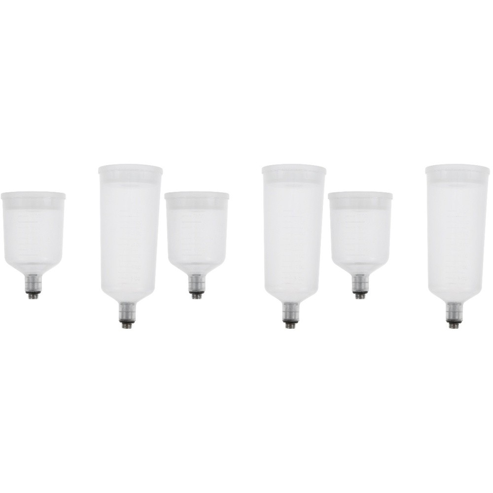 6 PCS Split-type Airbrush Use Paint Container Replaceable Airbrush Pigment Cup