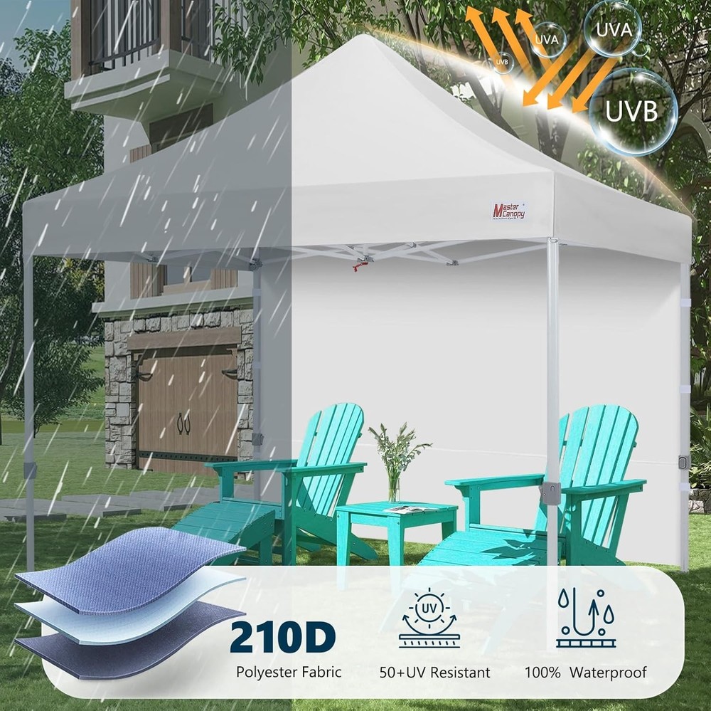 Enhanced 10x10ft Pop-Up Canopy Sidewall – Easy Installation & Reliable Coverage