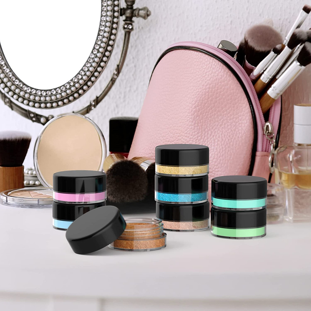 Houseables Sample Containers, Lip Balm Containers, Sample Jars, Mini Jars with L