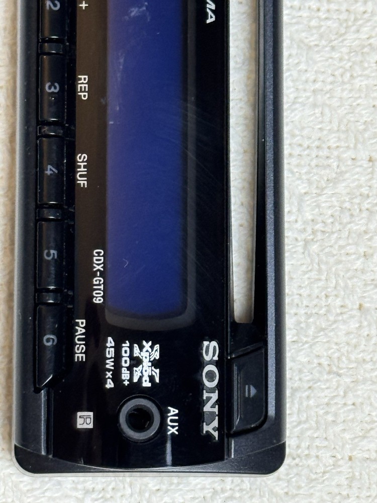 SONY CDX-GT09 CD Player FACEPLATE ONLY