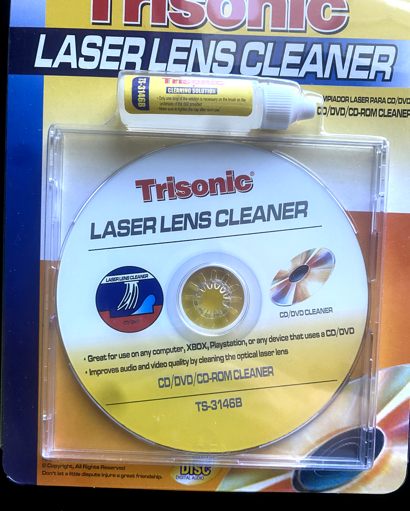 2 Trisonic Laser Lens Cleaner for CD/DVD/CD-ROM - TS 3146B
