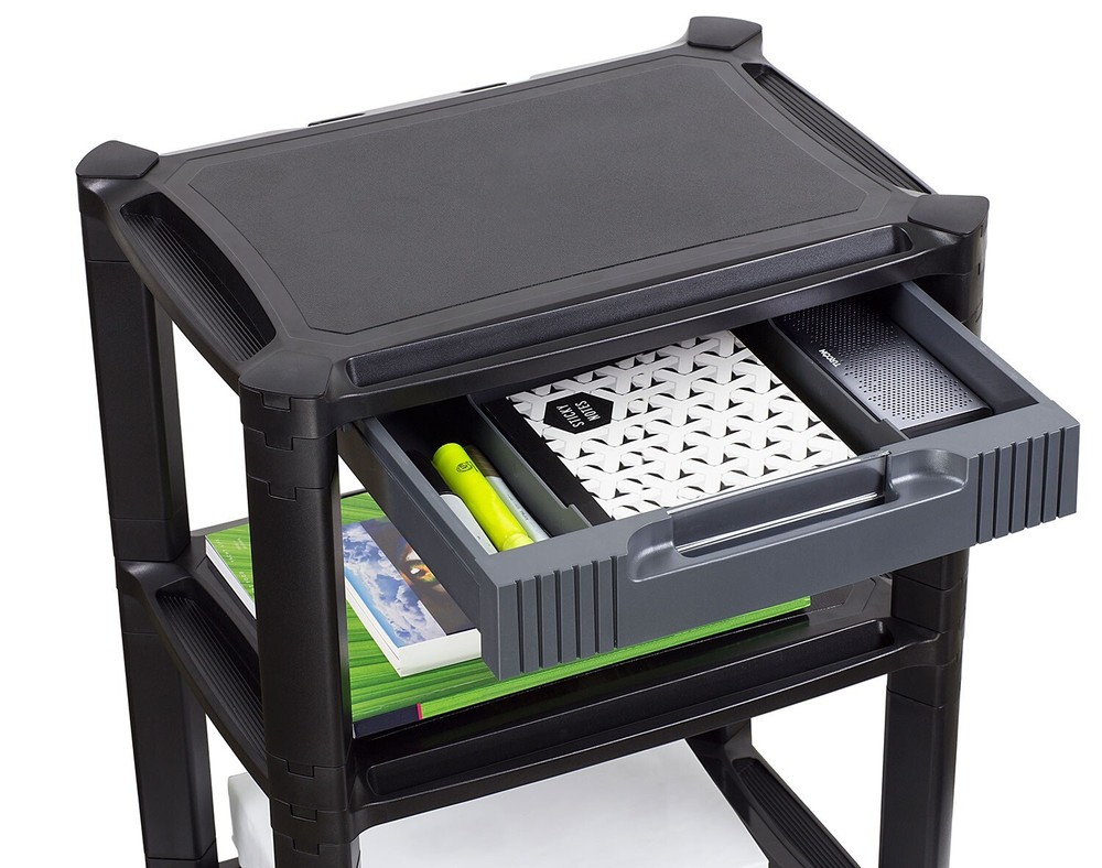 Mount-It! Height Adjustable Rolling Printer Cart