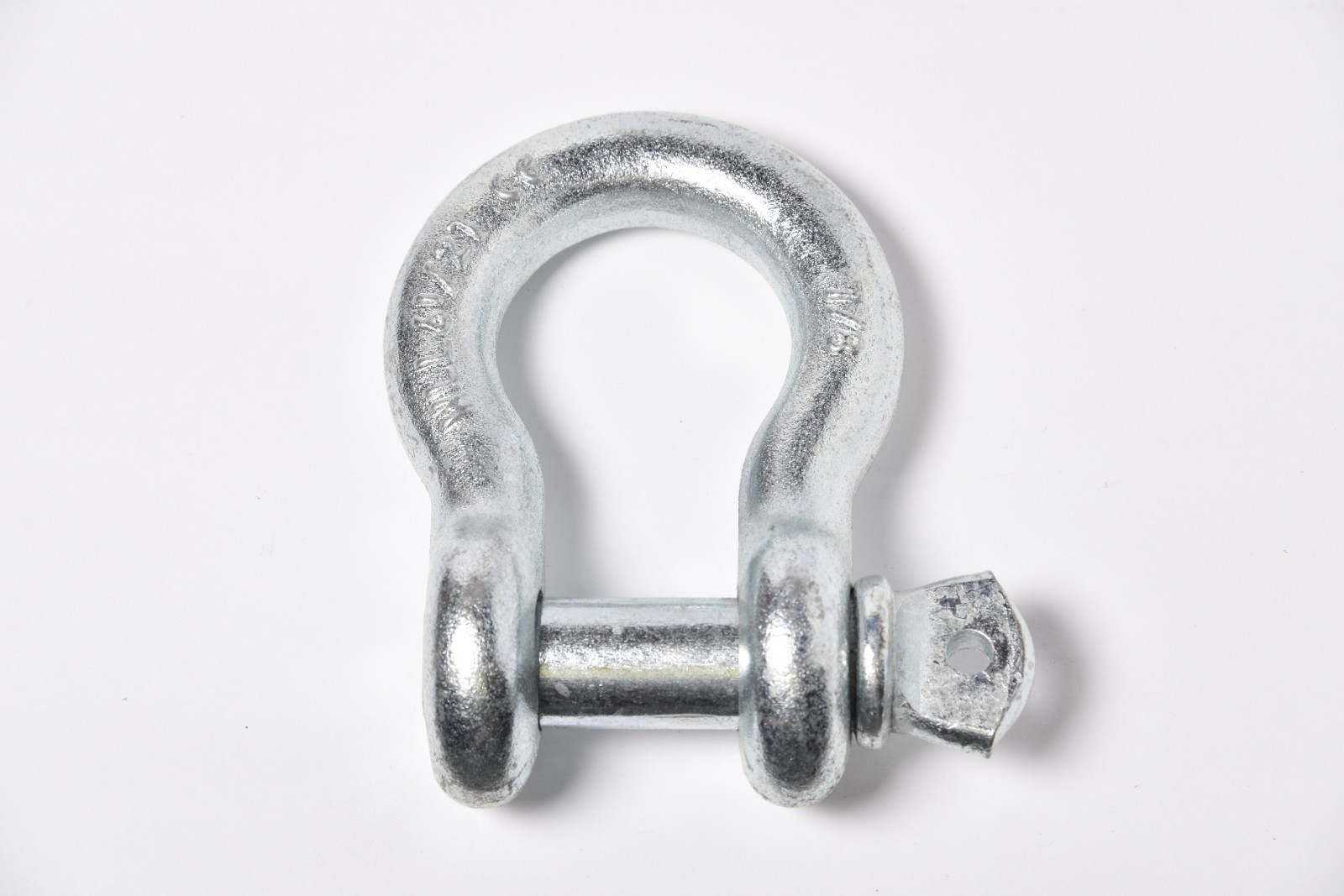 2x 3/8" Bow Shackle D-Ring w Clevis Screw Pin Anchor WLL 1 TON 2200 lbs capacity