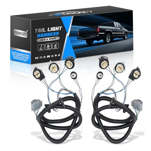 Left Driver and Right Passenger Side Tail Light Direct Wiring Left & Right