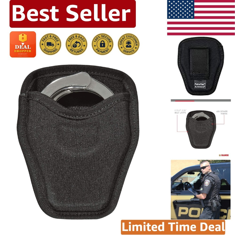 600-Denier Nylon Handcuff Case - Precision Molded for Easy Access & Security