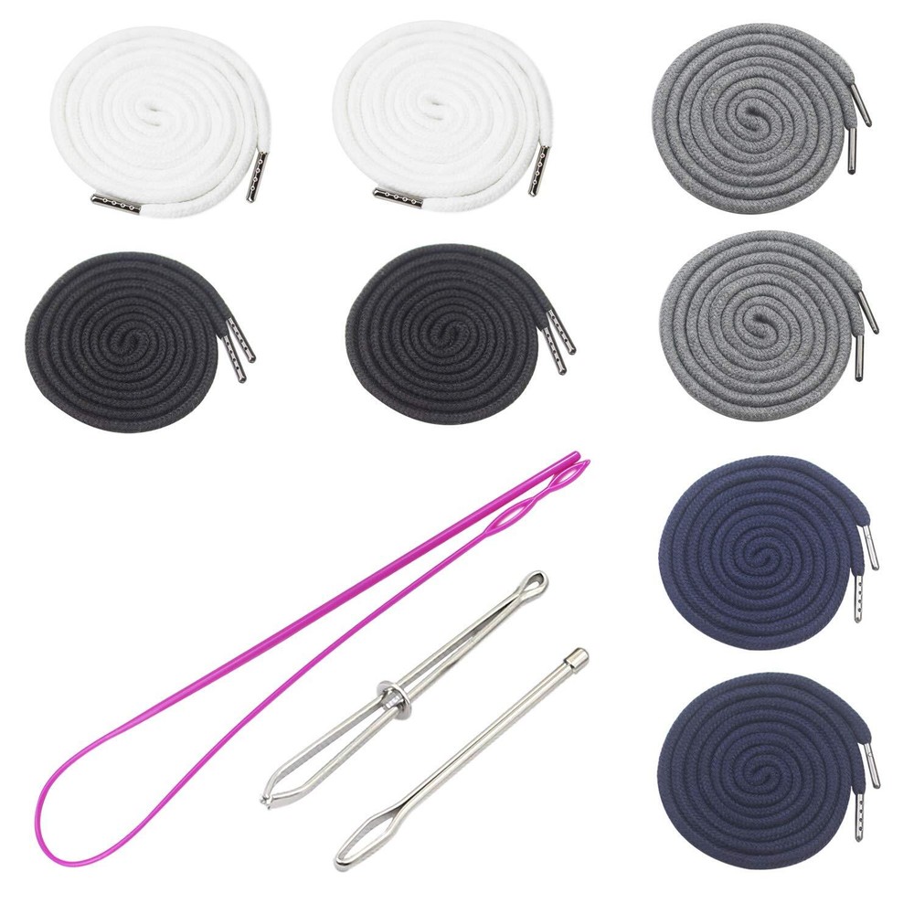 8Pcs Drawstring Cords Replacement for Sweatpants Shorts Pants Jackets Coats