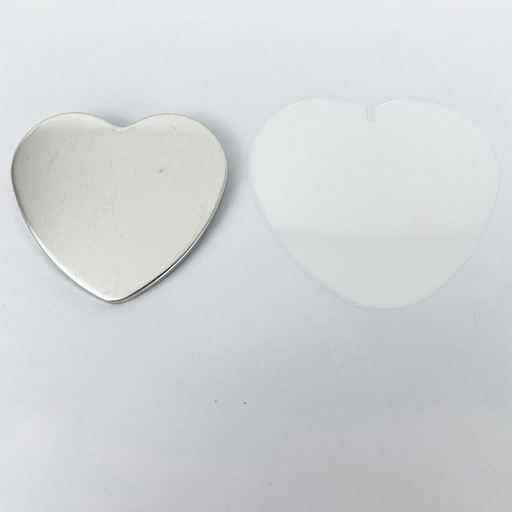Heart Shape Pin Back Button Parts Badge Maker Crafting Tools