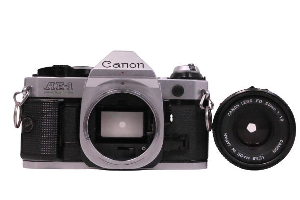 Canon AE-1 Program SLR Camera+50mm Lens