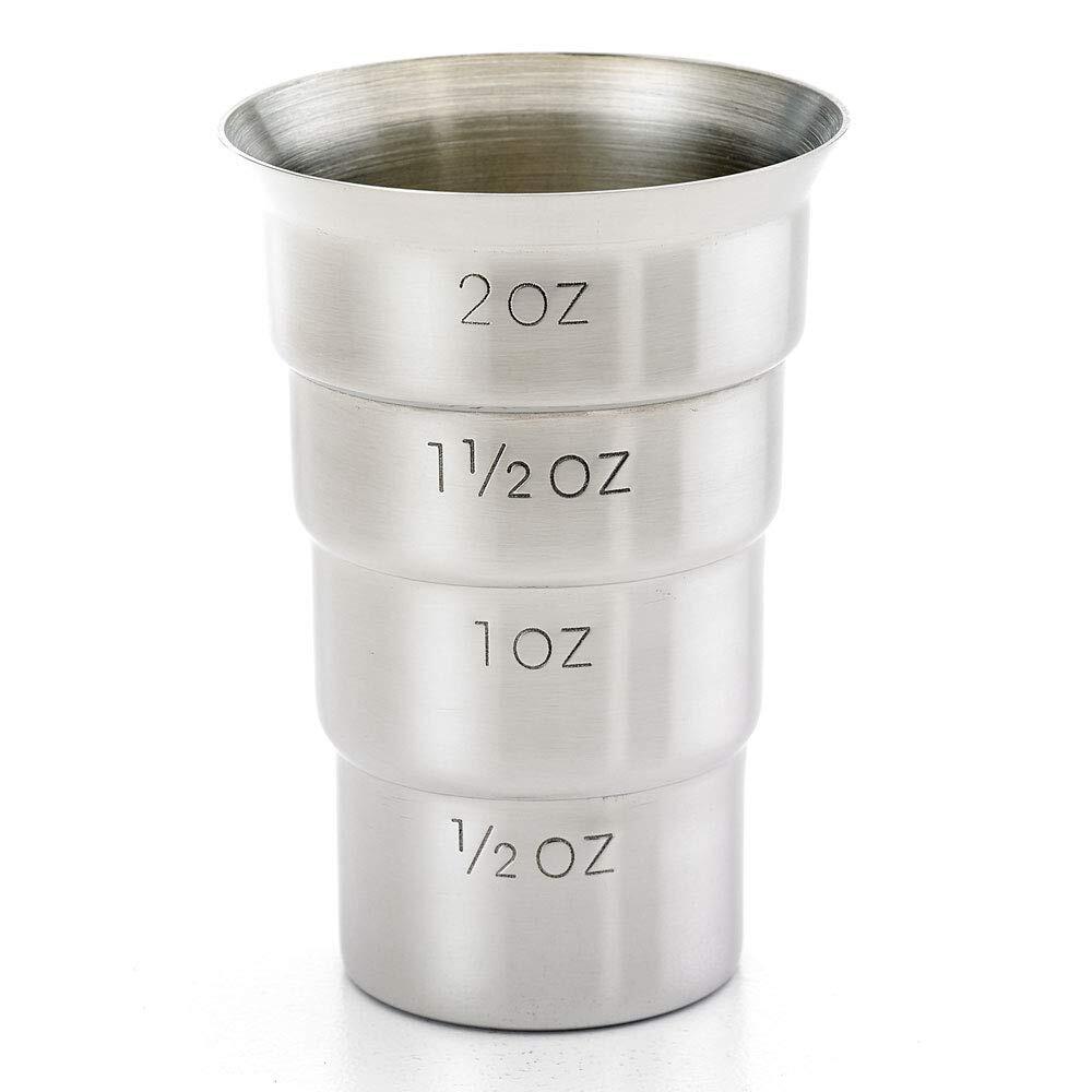 M37109 Drink Jigger 2 oz Stainless w/out Handle