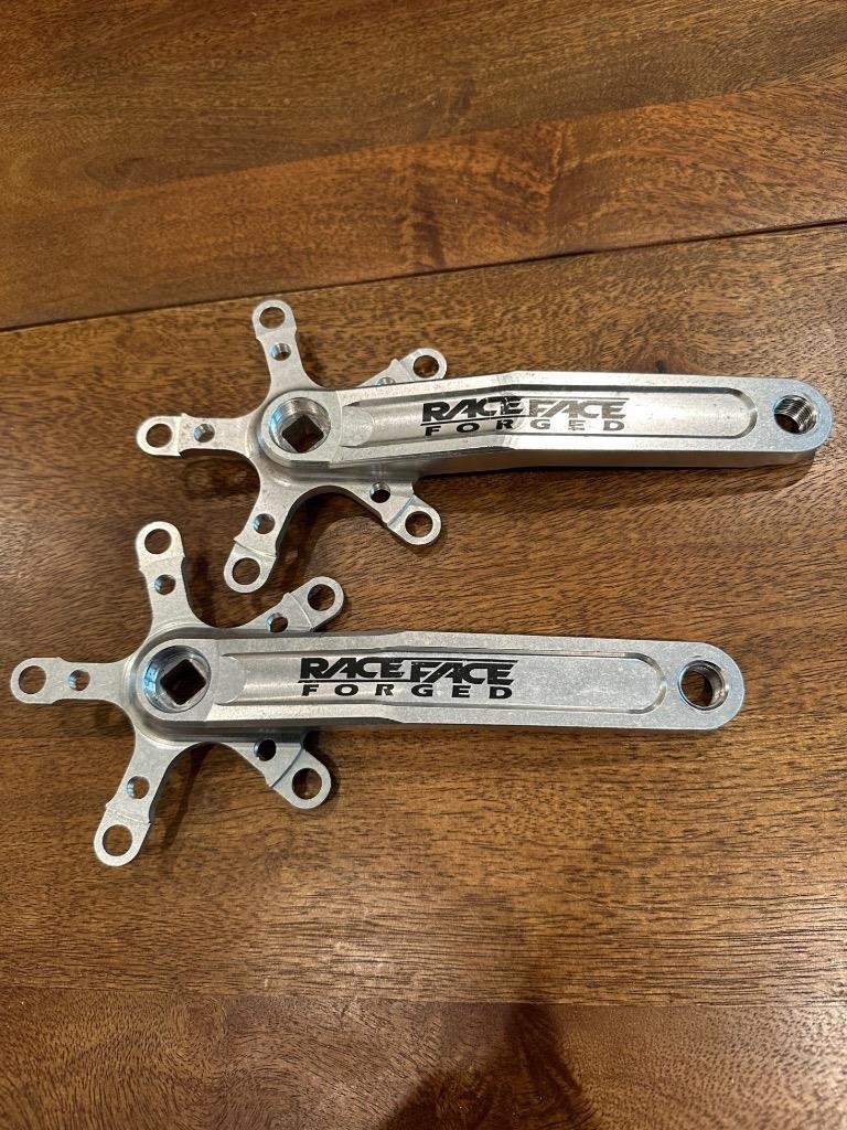 Race Face Forged 170mm 3X Left Drive Side Crank 94/58 BCD Silver XTR XT Disc