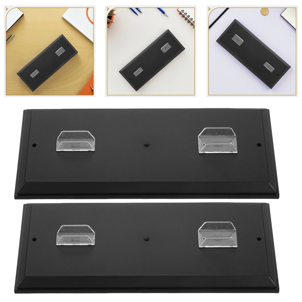 4 Pcs Motorcycle Model Storage Rack Plastic Base for Models Display Stand