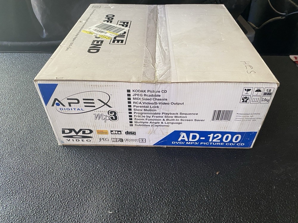 Apex AD-1200 DVD Player