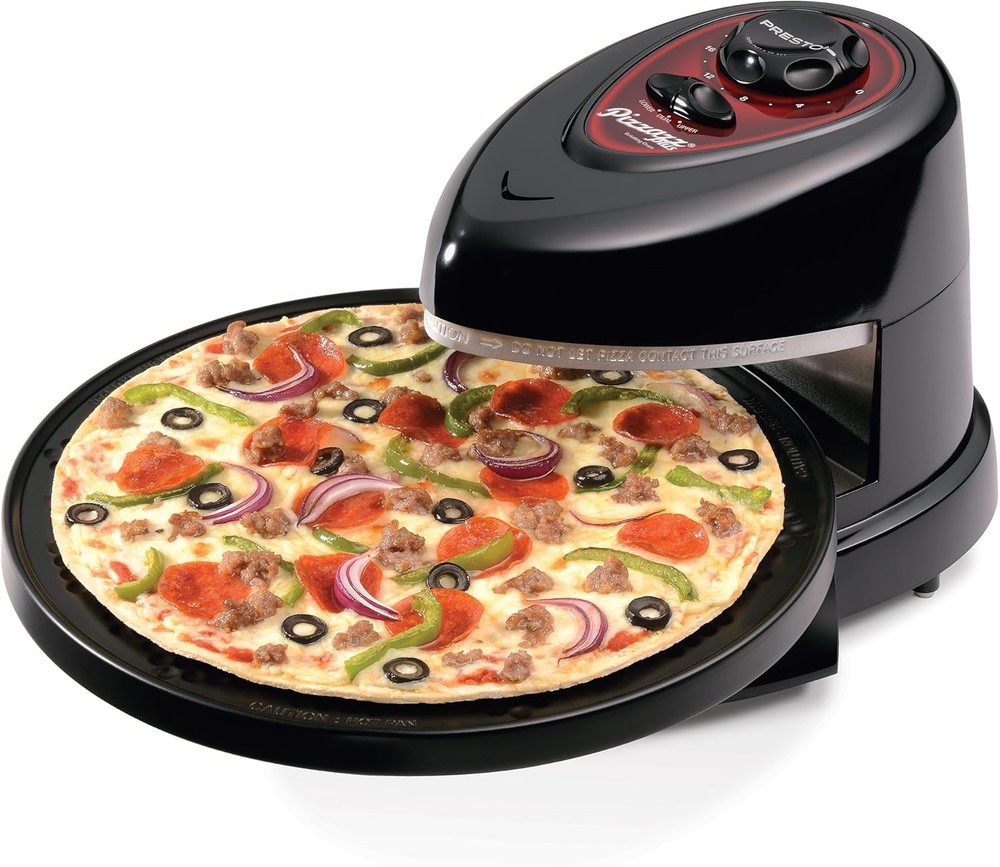03430 Pizzazz Plus Rotating Oven Black