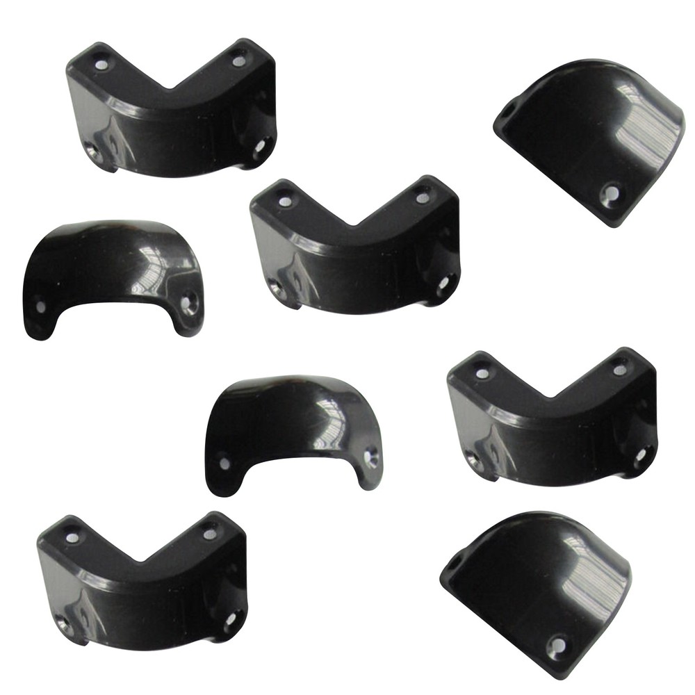 8Pcs Front + Rear Plastic Guitar AMP Amplifier Corner With Screws For Marshall