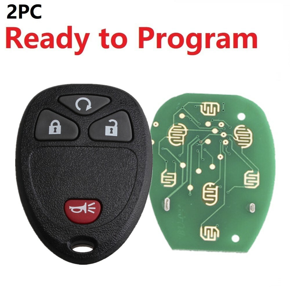 2 For 07 2008 2009 2010 2011 2012 2013 Chevy Silverado 1500 2500 Remote Key Fob