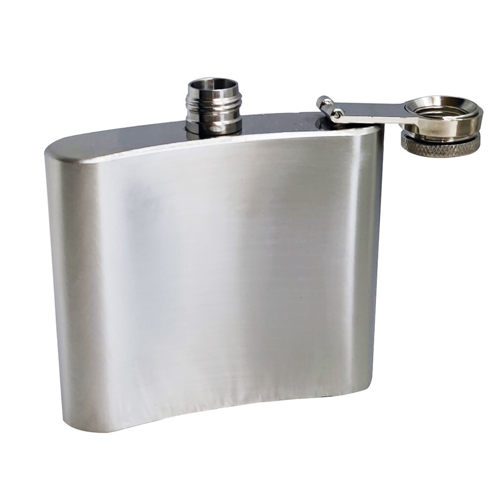 Portable 5oz Alcohol Pocket Whiskey Flask Stainless Steel Hip Flask with Funnel