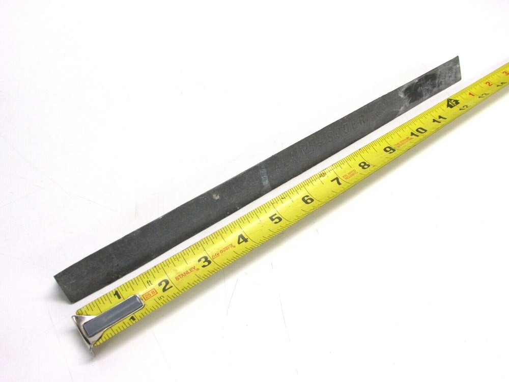 NOS! VINTAGE ALLEN ALUM-SODER TRIANGULAR 13.5" STICK, ALUMINUM SOLDER