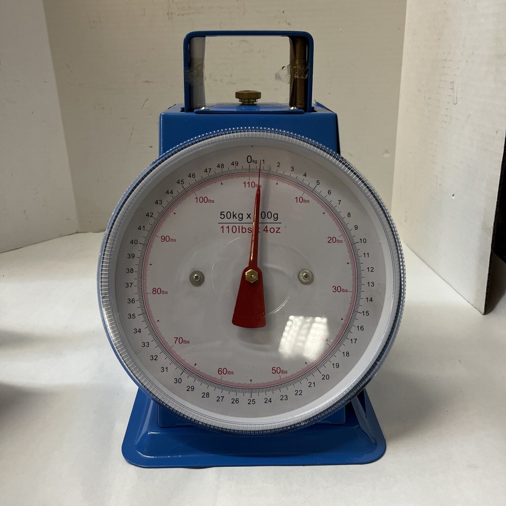 Unbranded Mechanical Spring Dial Scale 9"x9" ** See Description **