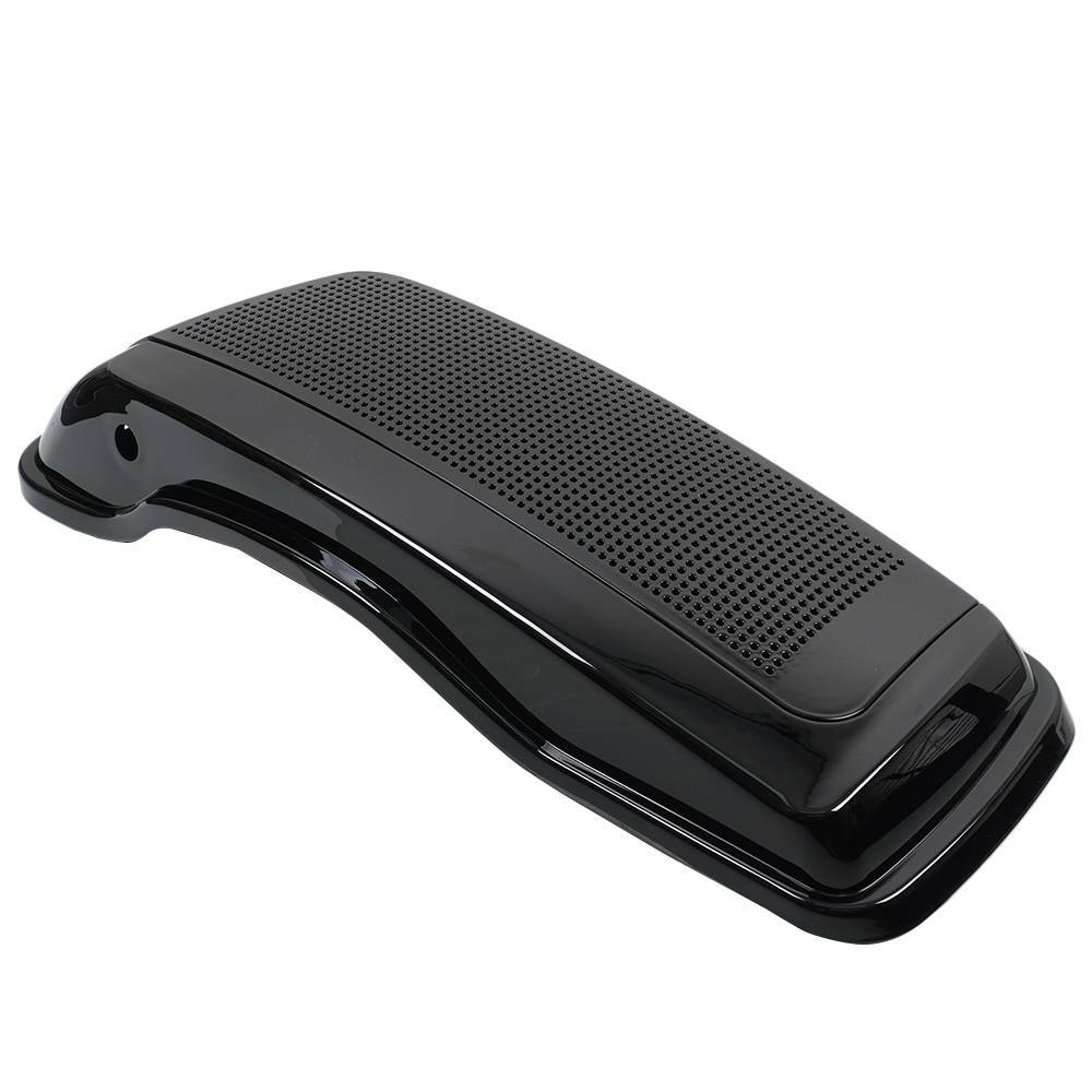 Vivid Black Dual 6x9" Speaker Saddlebag Lids For 2014-2022 Harley Touring Models