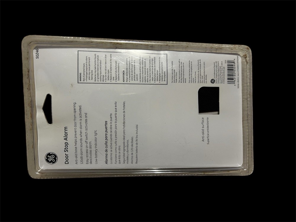 GE Personal Security Door Stop Alarm