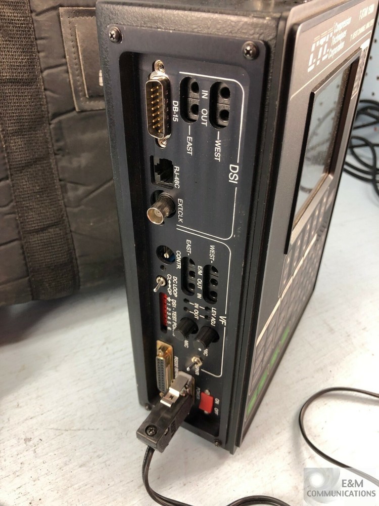 T-STAR 1500A COMPRESSION TECHNIQUES CORP CTC T1 BERT & CHANNEL ANALYZER