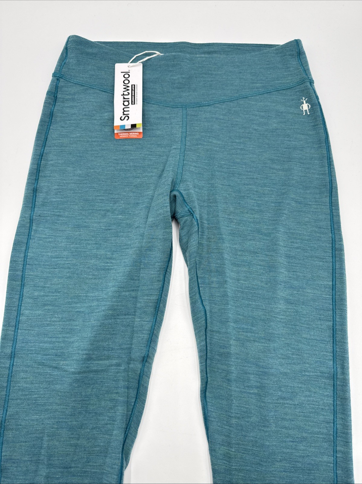 $115 Smartwool Women's Thermal Merino Base Layer Bottom-Cascade Green - Medium