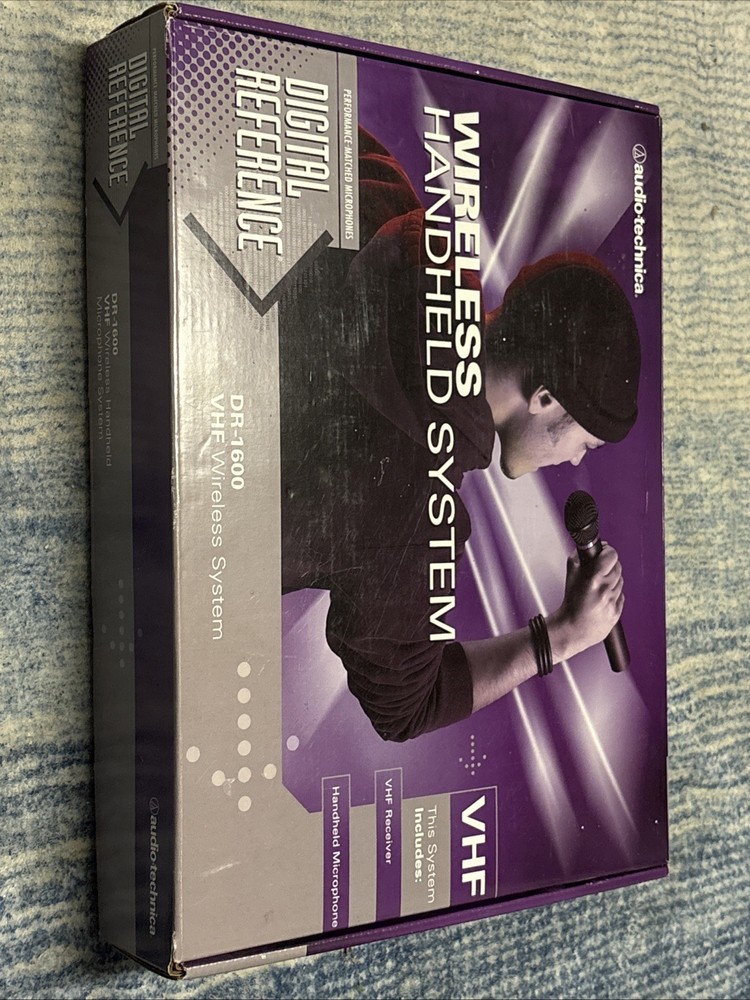Audio-Technica Wireless Microphone Handheld System Vhf DR-1600