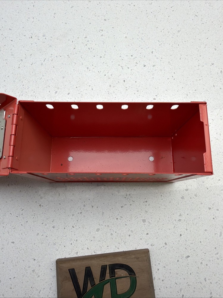 MASTER LOCK 498A Group Lockout Box,12 Locks Max No Locks