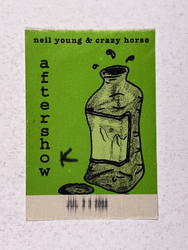 Neil Young & Crazy Horse Pass Original Unused Aftershow July 23rd 2003