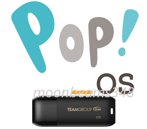 Pop!_OS System76 22.04 Intel 64 Bit 32 Gb Usb 3.2 Drive Linux Boot Live Pop os