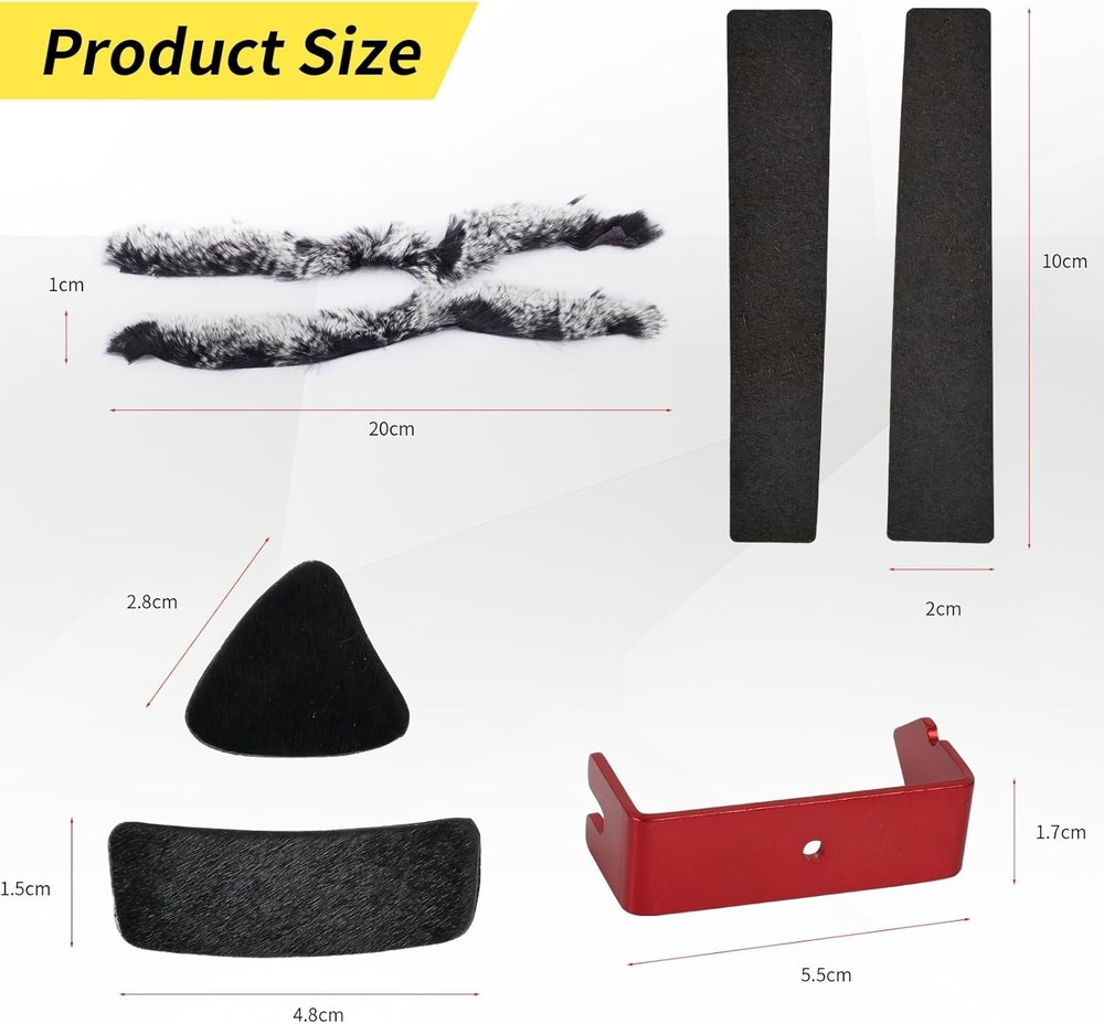 SPG Bow String Silencers for Recurve Bow, Set