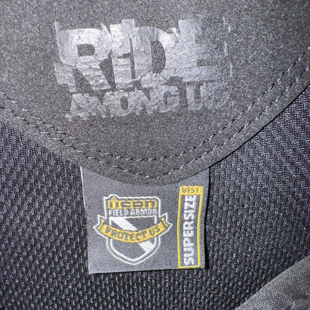 Icon field armor black vest Asphalt Technologies