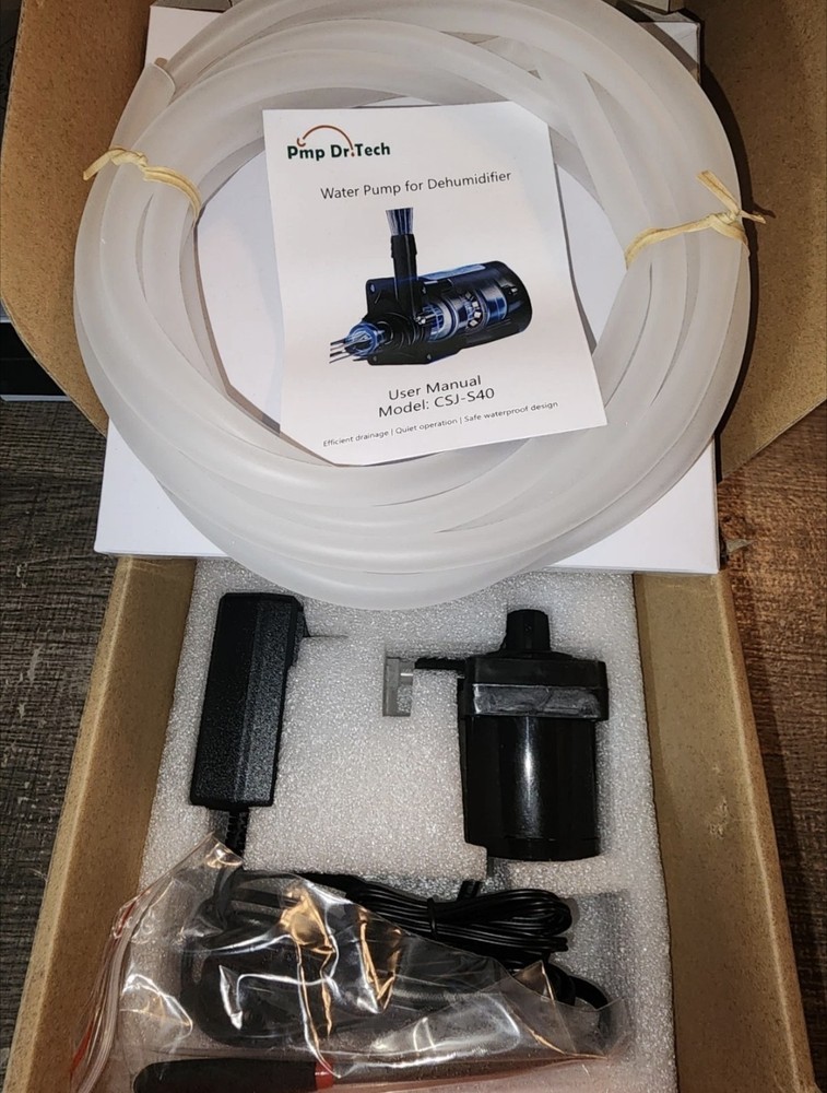 Upgraded Smart Automatic Small Water Pump for Dehumidifier, 15FT Drain Lift