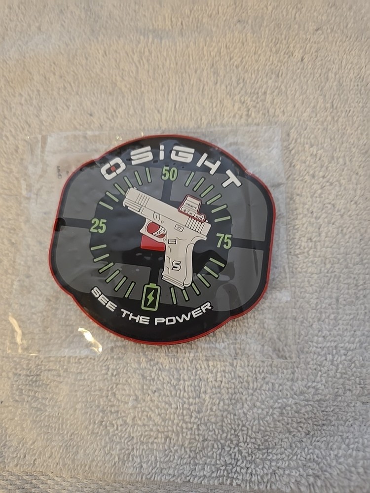 Osight Olight PVC Morale patch Hook/Loop New Shot Show 2025