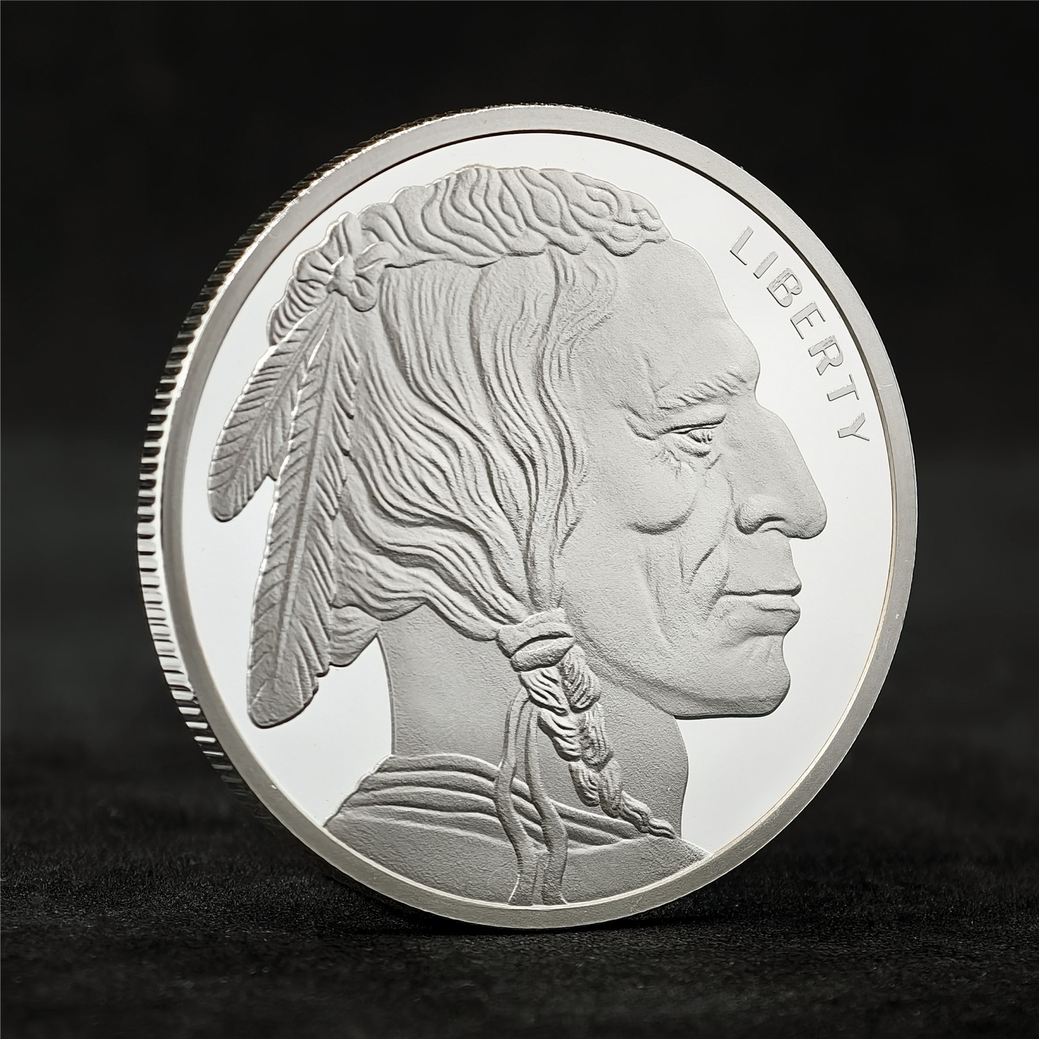 Random Mint 1-oz Silver Buffalo Round BU