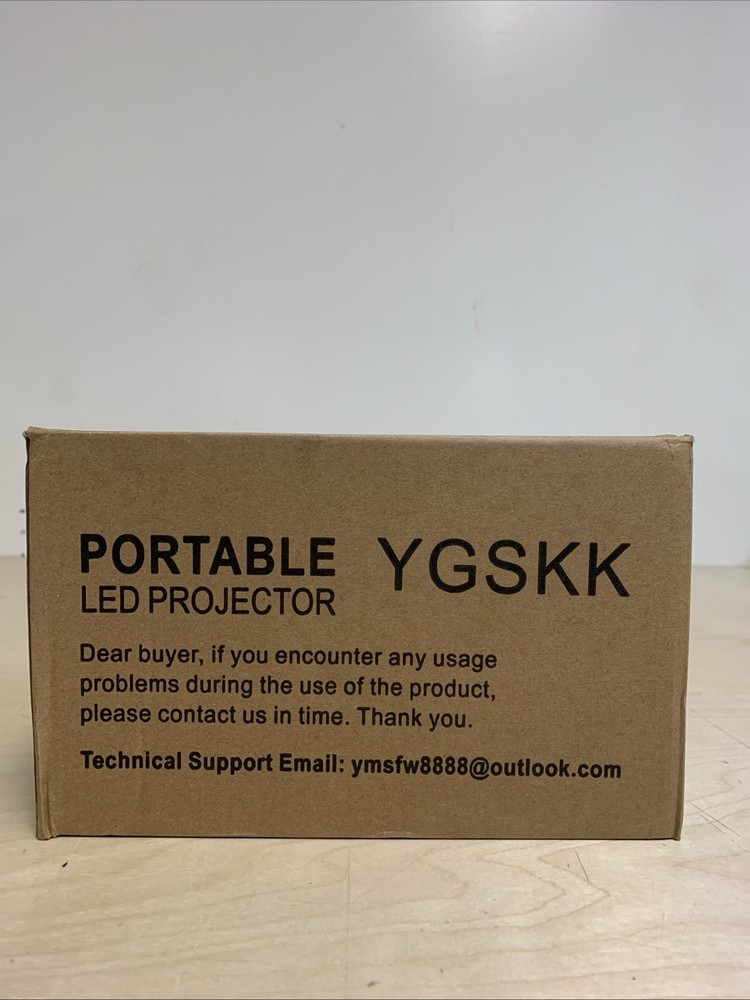 Portable LED projector- YGSKK- Opened Box
