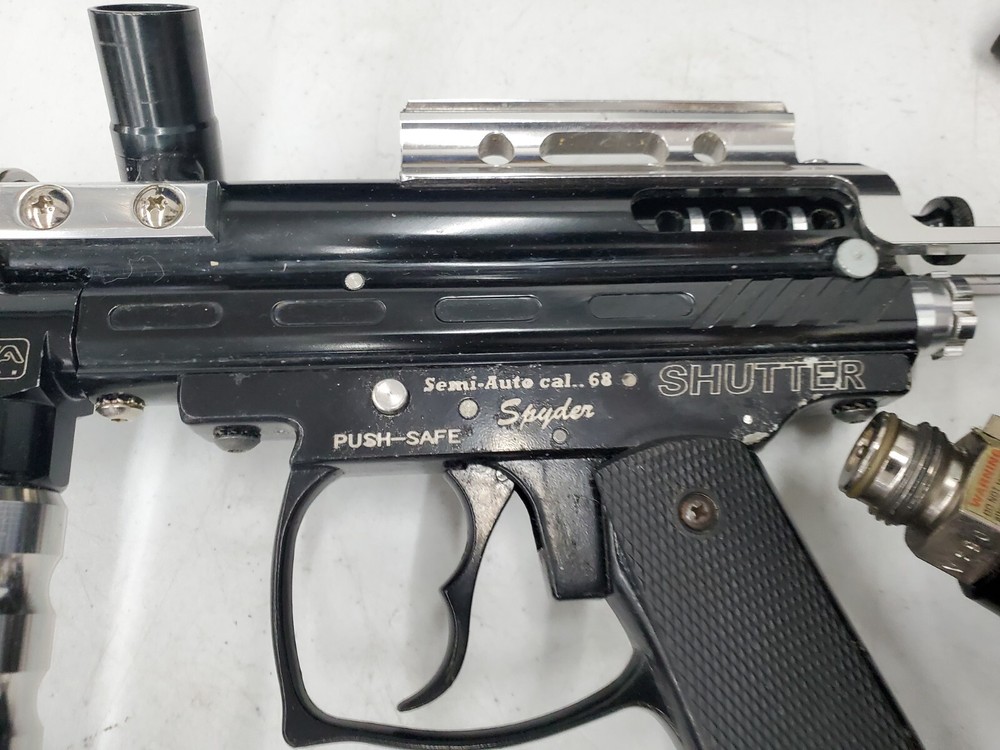 Java Spyder Compact Paintball Gun With Expansion Chamber Barrel Feeder