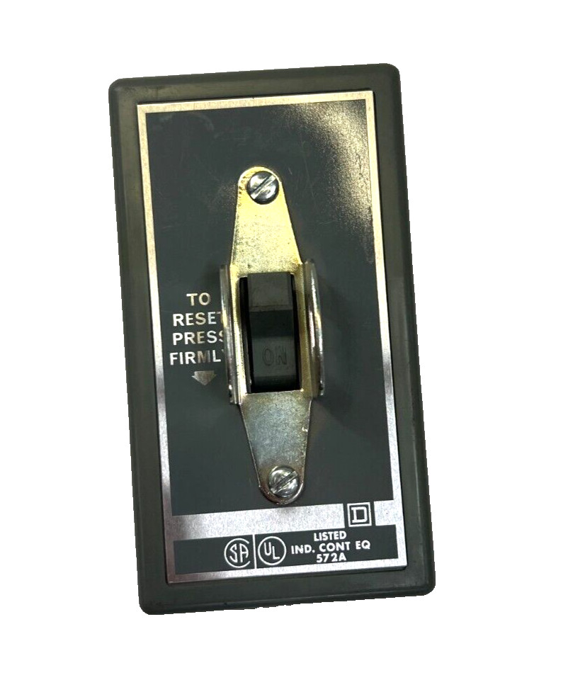 SQUARE D MANUAL MOTOR STARTER SWITCH 572A 30A 600 VOLT