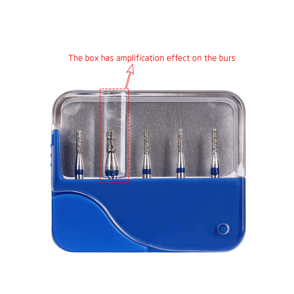 100pcs Dental Diamond Burs for High Speed Handpiece Medium FG 1.6M 20 Boxes