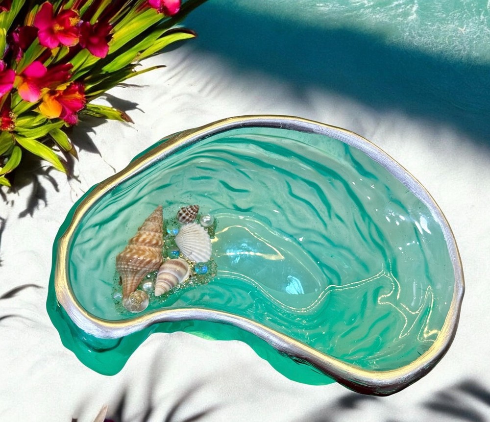 Medium Seashell Trinket Tray Mold For Resin