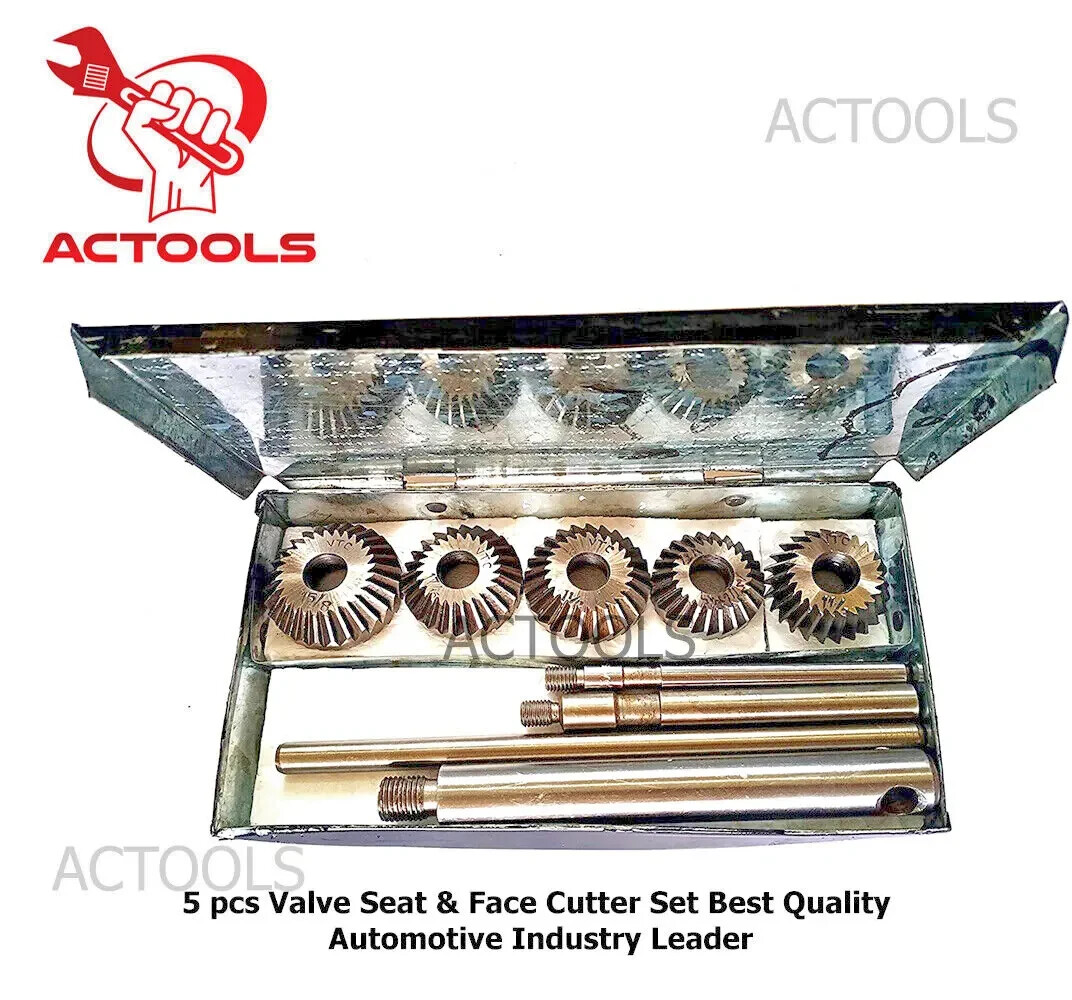 5 Pcs Valve Seat And Face Cutter Set Best Quality Automotive Industry Leader