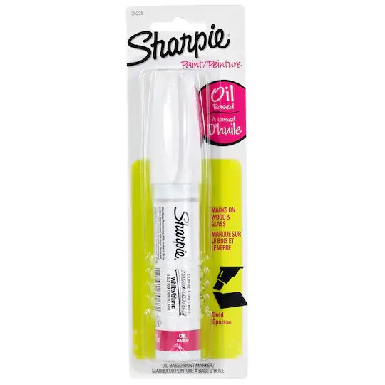 2-SHARPIE OIL BASED PAINT MARKER/PENS WHITE NEW