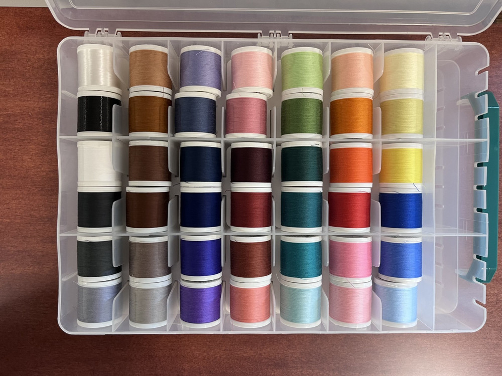 Madeira Quilt thread kit, new, 63 spools, Aerofil thread
