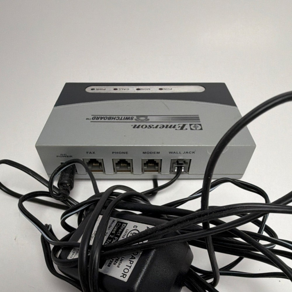 Emerson MSS-100 Switchboard Universal Compatible 9V powers on ,untested