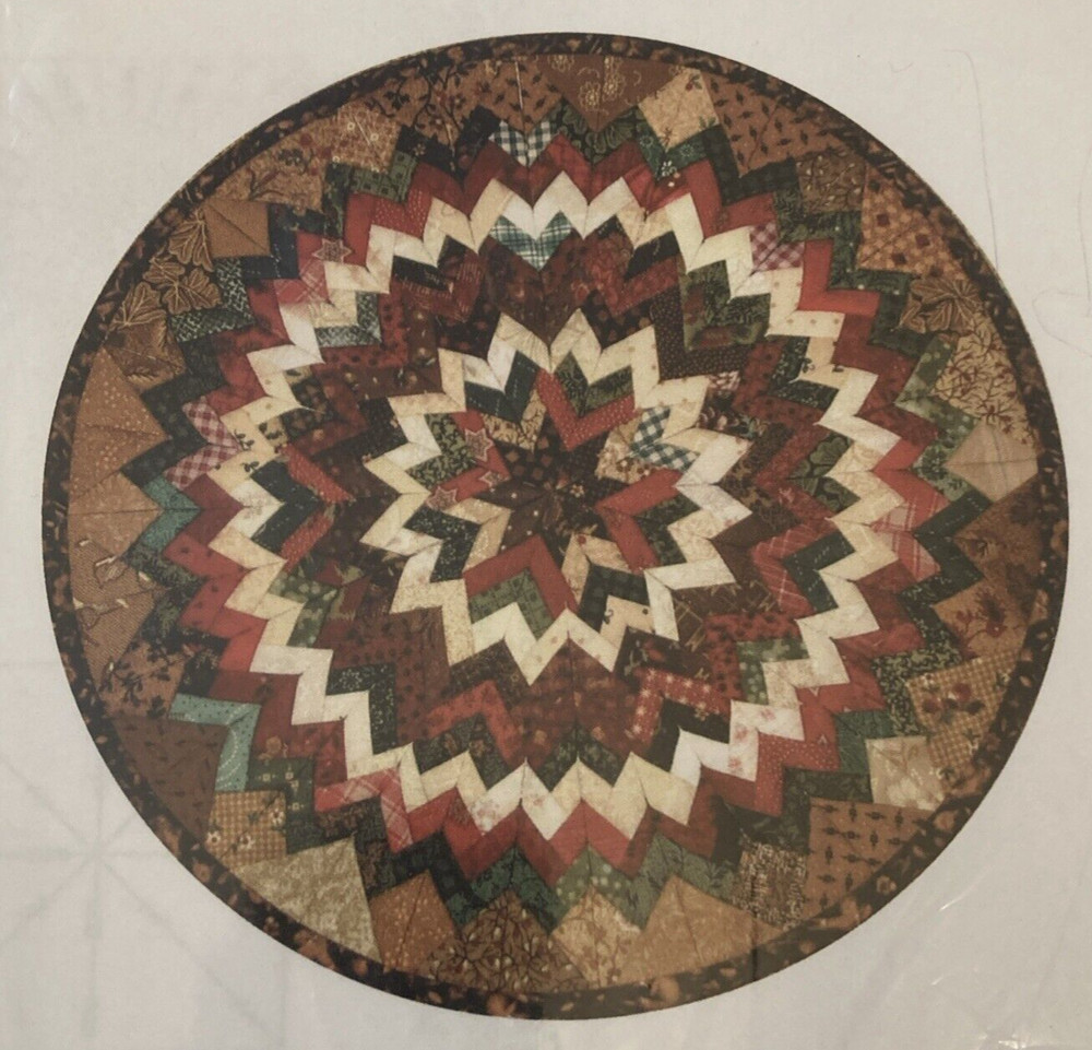 Rare DJ Richards Design FOLDED CIRCLE CENTREPIECE Quilt 2006 pattern only