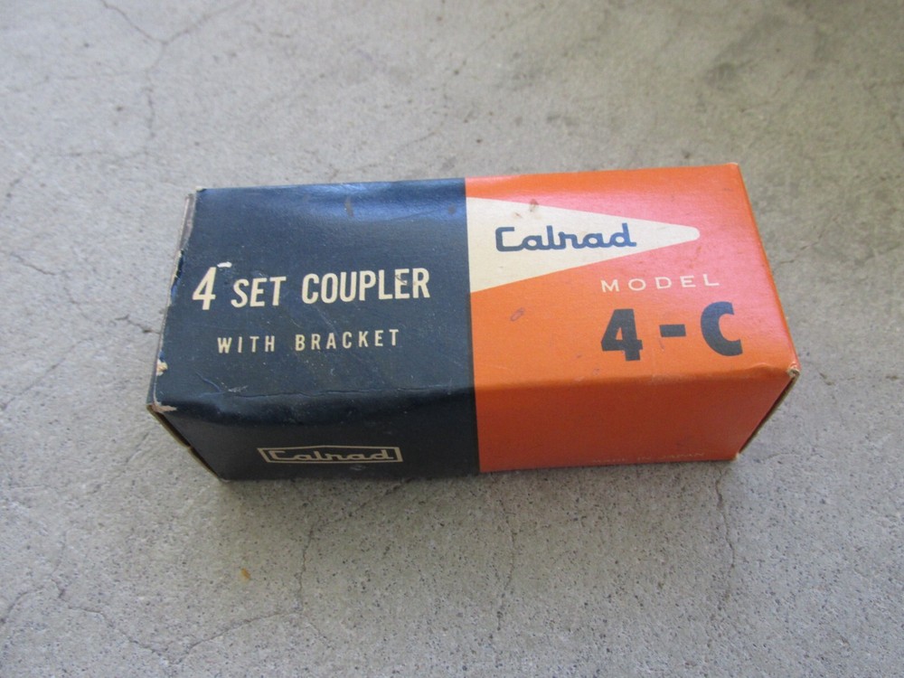 CALRAD 4 SET COUPLER WITH BRACKET MODEL 4-C  NEW NEVER USED
