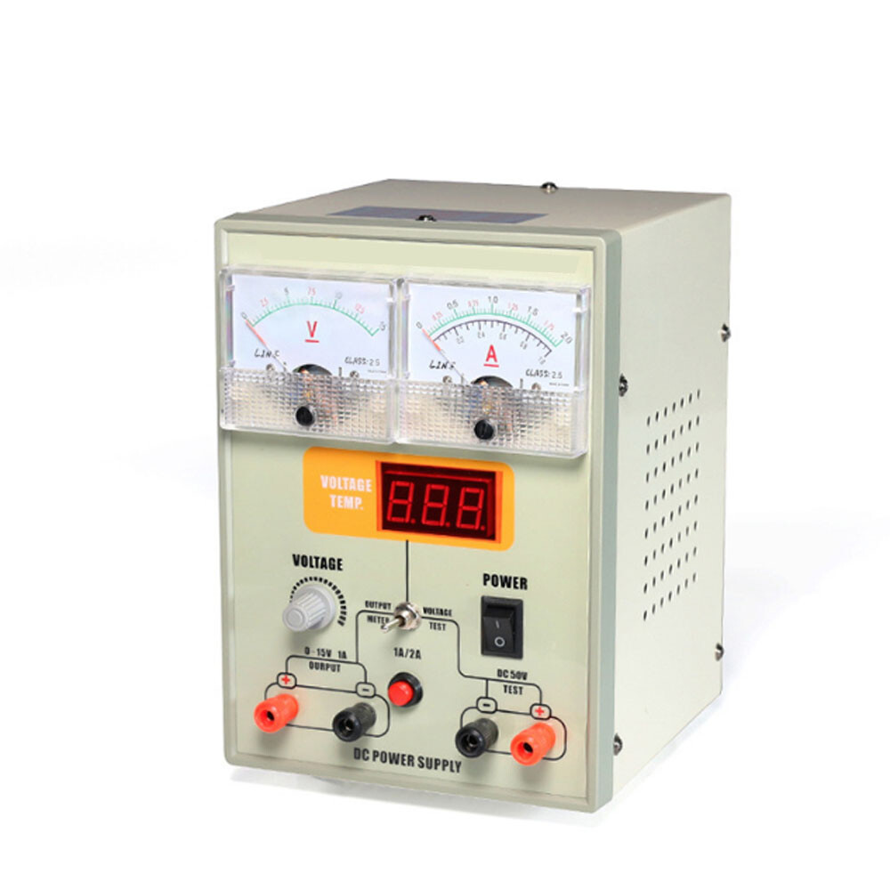 Adjustable DC Voltage Stable Power Supply 15V 2A Maintenance Workbench